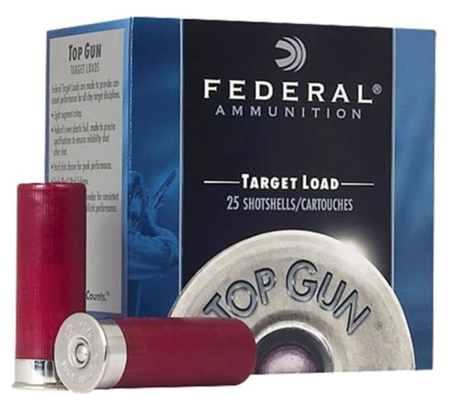 Federal Top Gun Target 12 Ga, 2.75", 1-1/8oz, 7.5 Shot, 25rd Box