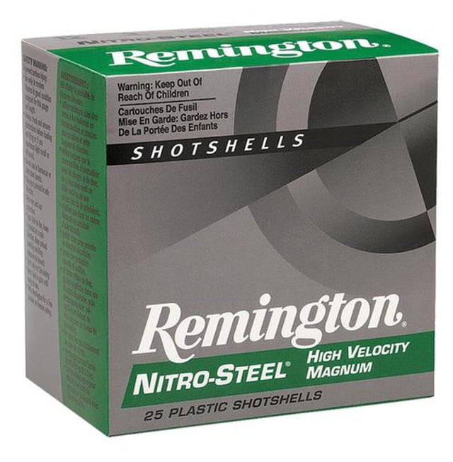 Remington Nitro Steel 12 Ga, 2.75", 1.3oz, BB Shot, 25rd/Box