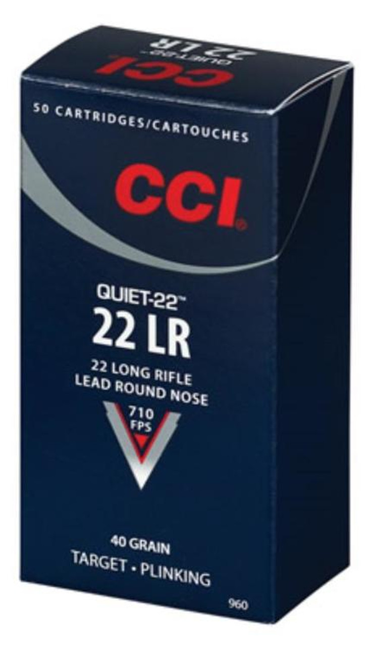 CCI Quiet-22 22LR 40GR CPRN 50rd Box