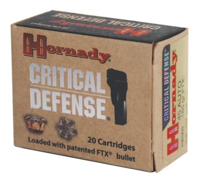 Hornady Critical Defense 45 ACP 185gr, 20rd Box