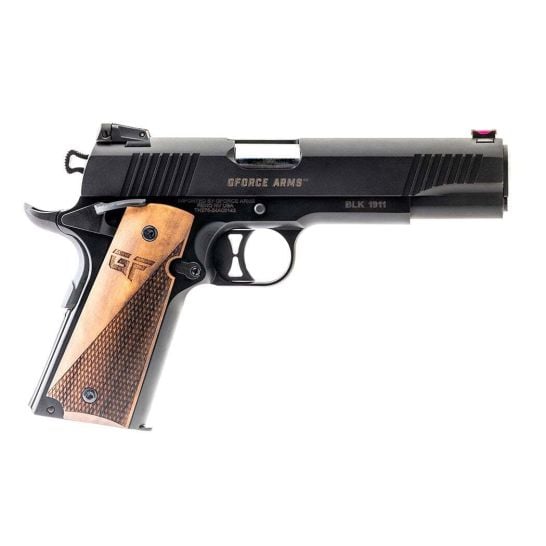 G-Force Chronicle 1911 45ACP 5" 8rd Pistol, Walnut / Black - GF1945BW