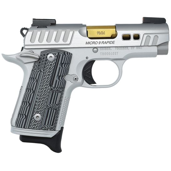 Kimber Micro 9 Rapide Dawn 9mm 3.15" 7rds, Silver