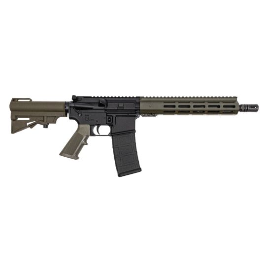 PSA 11.5" 5.56 NATO 1/7 Nitride 10.5" Hex M-Lok Classic HAR-15 Pistol, ODG