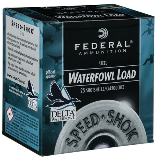 Federal Speed-shok #2 Shot 12 Ga, 3", 1 1/4oz, 25rd/Box