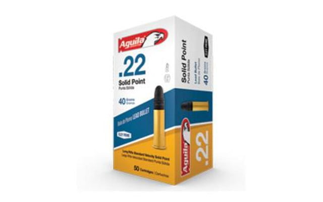 Aguila Standard 22 LR 40gr, Soft Point, 50rd Box, 100 Boxes/Case
