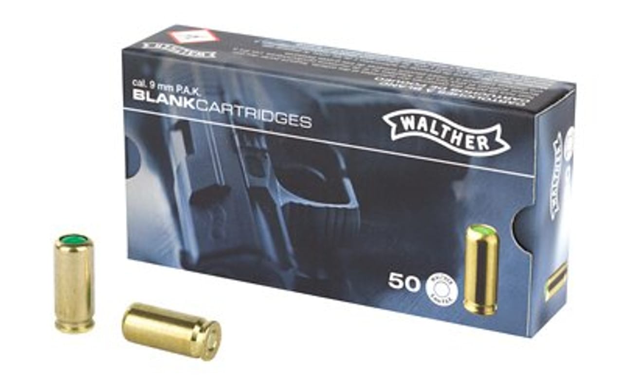Umarex 9mm Blanks 50rd Box - Not Ammo, These Are Blanks
