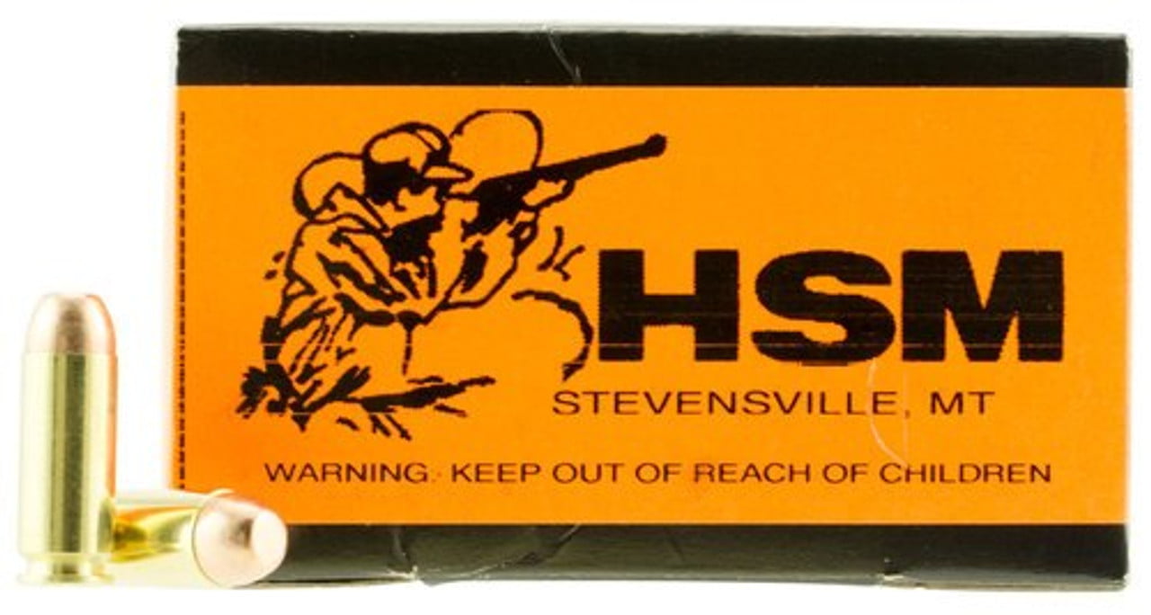 HSM Training 10mm Automatic 180gr, FMJ 50 Bx/ 20 Cs
