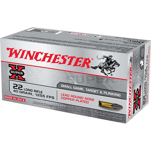 Winchester Super-X Power-Point 22 LR 40gr, Power Point Hollow Point, 222rd Box