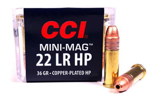 CCI Mini-Mag Rimfire .22 LR, 40gr, Segmented Hollow Point, 100rd
