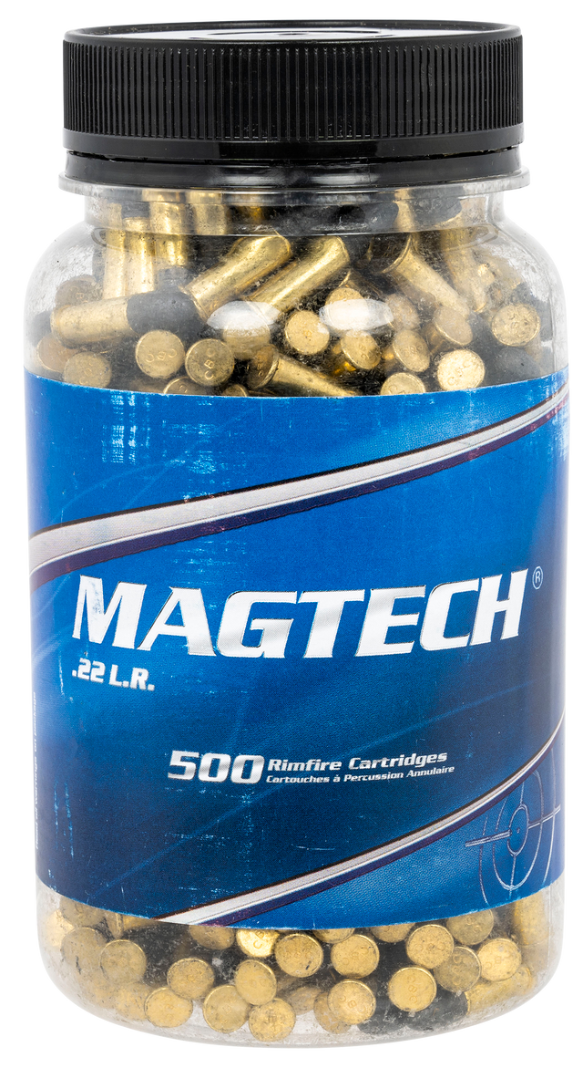 Magtech .22 LR, 40gr, Lead Round Nose, 500rd Bottled Package
