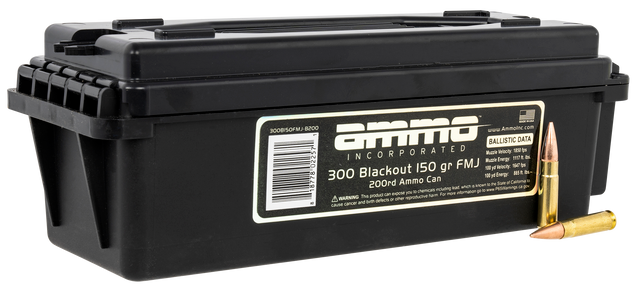 Ammo Inc Signature .300 Blackout, 150gr, FMJ, 200rd
