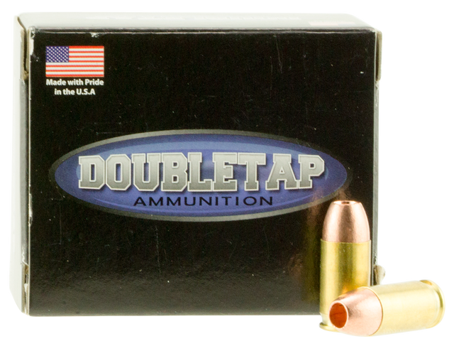 Close× DoubleTap Ammunition .380 ACP, 80gr, Solid Copper Hollow Point, 20rd Box