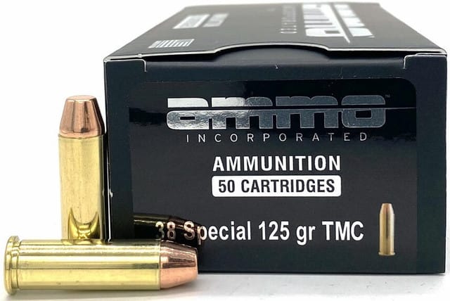 Ammo Inc .38 Special, 125gr, TMC, 50rd Box
