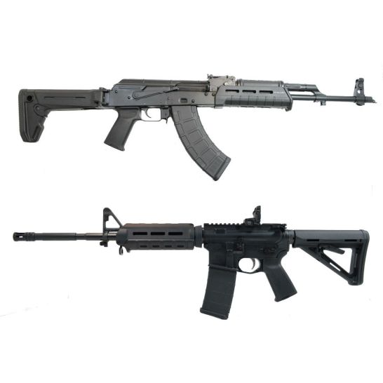 PSA M4 MOE EPT AR-15 & PSA AK-47 GF3 "MOEKov" Rifle With Matching Serial Numbers