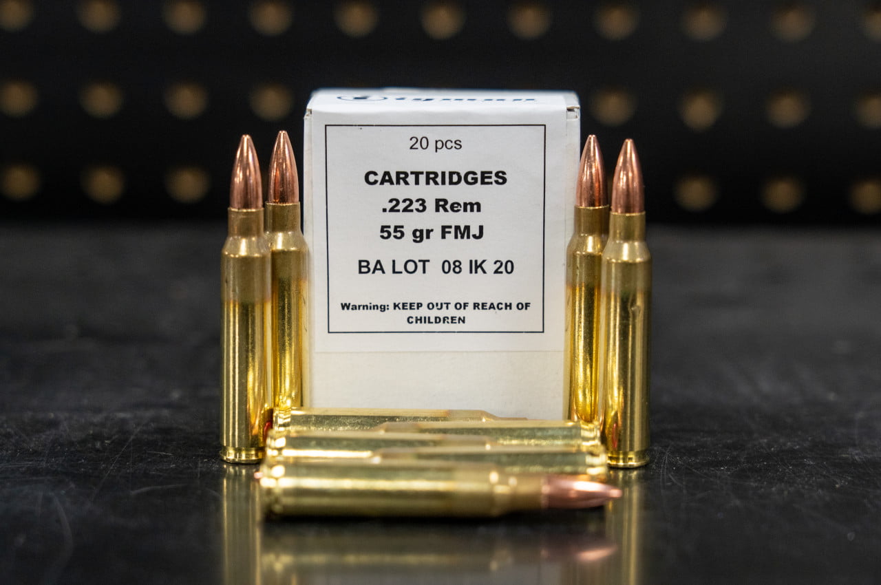 IGMAN 223 Rem 55gr, Ammo, FMJ, 20rd Box